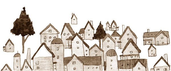 街並みのイラスト