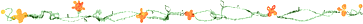 花の飾り罫線